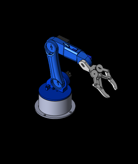 robotique bras 3d modèle faire mécatronique 3d print model - Mito3D