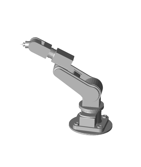 robotica braccio 3d modello ismailkurdoglu grazie 3D print model - Mito3D