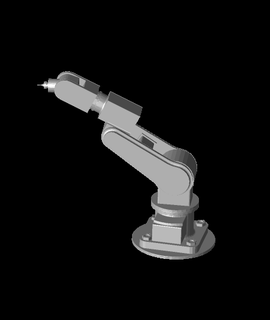 robótico brazo 3d modelo ismailkurdoglu gracias 3d print model - Mito3D