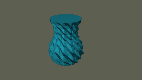 rock crystal vase - mels 3d print model - Mito3D