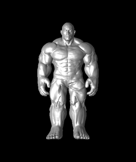 Kaya Hulk stl dosya 3d model 3ddesigner teşekkürler 3d print model - Mito3D