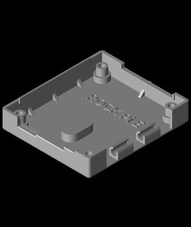 Kaya pi tek yazı tahtası durum kılıf cihazlar 3d print model - Mito3D