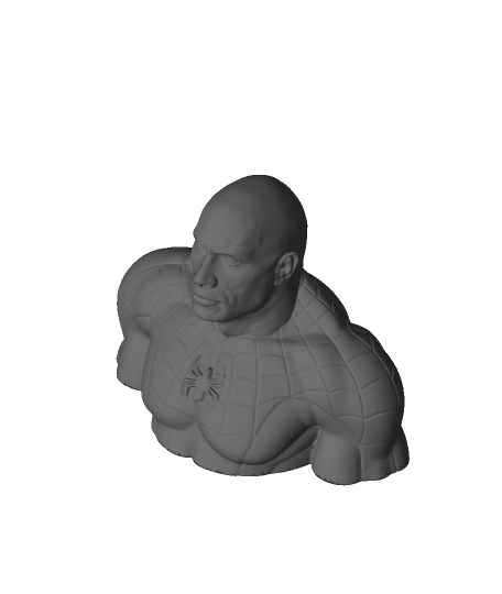 rock spiderman 3d model nholy thangs 3D print model - Mito3D