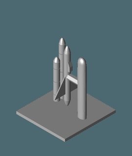 foguete 2028benzzac 3d print model - Mito3D