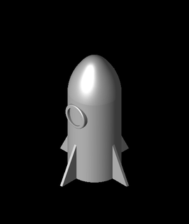 cohete 3d modelo goodtitan44 gracias 3d print model - Mito3D