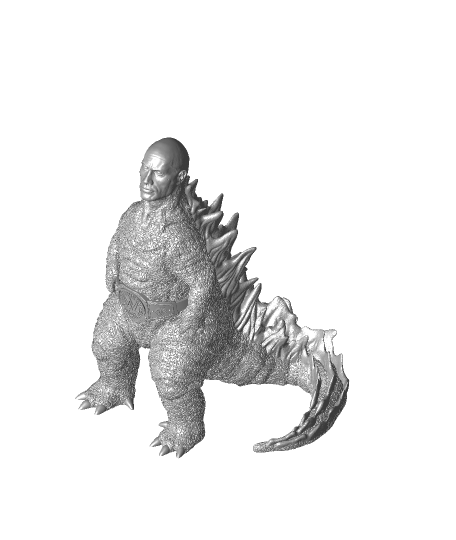 rockzilla 3d modelo chelscct caoscoretech 3D print model - Mito3D