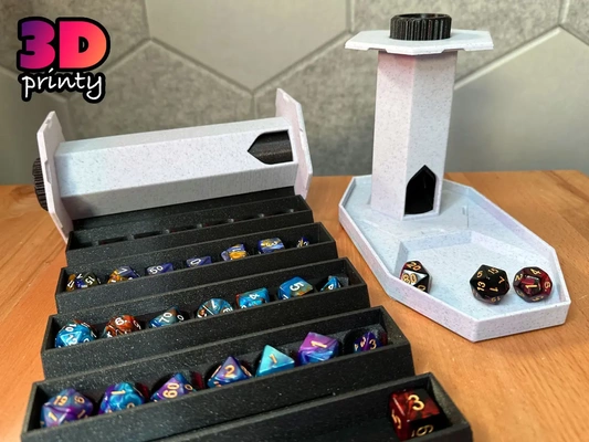 rollup dice box tower core - 3d by 3dprinty on thangs 3d print model - Mito3D
