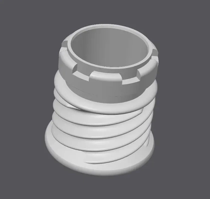 rook remix of blank can cup - 3d by mrpooch on thangs 3d print model - Mito3D