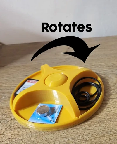 rotating tool bit trays video on - 3d by oddity thangs 3d print model - Mito3D