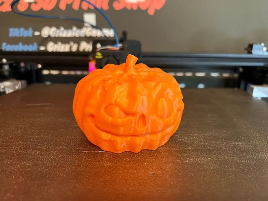 rotten pumpkin - print in place 3d by grizzledgnome on thangs 3d print model - Mito3D