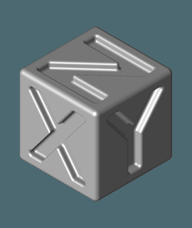 arrondi xyz cube maître 39 impression 3d print model - Mito3D