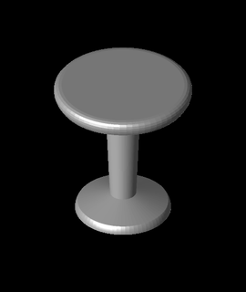 mesa redonda animarte 3d print model - Mito3D