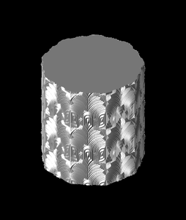 reale ondulazione vaso cbobo2uco 3d print model - Mito3D