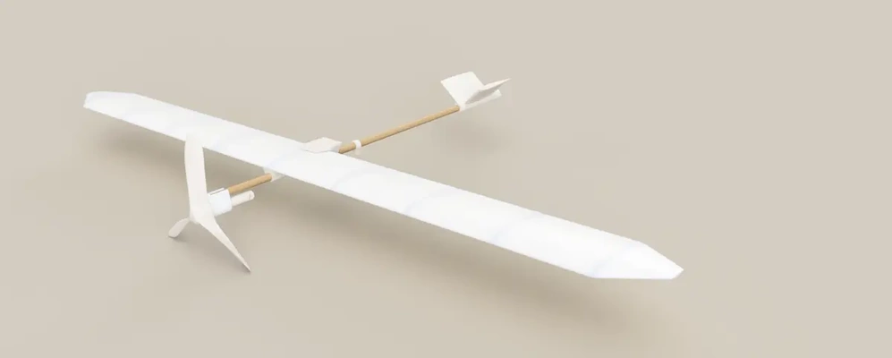 rubber band plane - 3d by rud technologies on thangs 3d print model - Mito3D