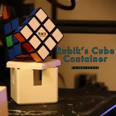 rubik's cube container - 3d by roprint2 on thangs 3d print model - Mito3D