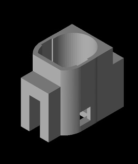 ryobi batería salida adaptador soporte 3d modelo gracias 3d print model - Mito3D