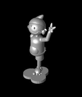 sacistl 3d modelo Edward fernands 3d print model - Mito3D