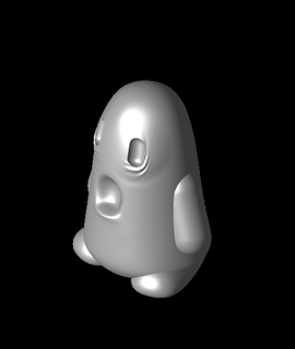 sad ghost crying armsstl Arts & Entertainment 3d print model - Mito3D
