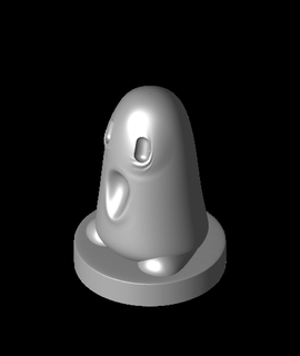sad ghost crying base thecreatorx Arts & Entertainment 3d print model - Mito3D