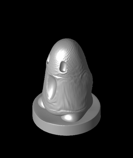 sad ghost crying wrinkles basestl Arts & Entertainment 3d print model - Mito3D