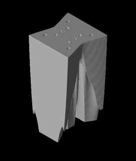 Sagrada Familia sütun kaos Toplamak 3d model teşekkürler 3d print model - Mito3D