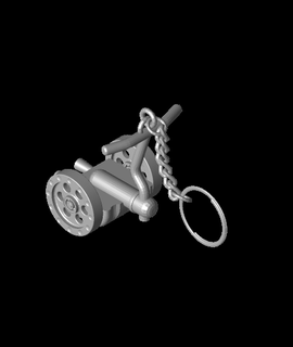 schwanken Mini Schlüssel ringstl 3d Modell Haustieren danke 3d print model - Mito3D