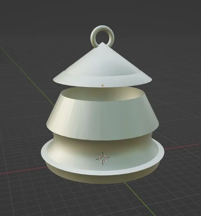 salt pepper pot container lid stl - 3d by coppertopgirl on thangs 3d print model - Mito3D