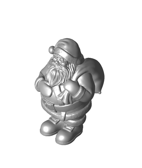 Papa Noel clausstl 3d modelo jgmaker gracias 3D print model - Mito3D