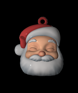 Noel Baba madde emoji Facebook 3d model teşekkürler 3d print model - Mito3D