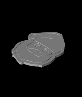 santa claus ornament kcwarthog 3d print model - Mito3D