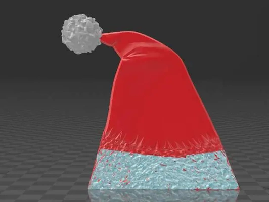 santa cappello natale 3d by syzguru11 on grazie 3d print model - Mito3D