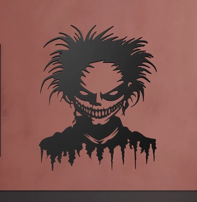 scary grin wall art - 3d by ri0m0 on thangs 3d print model - Mito3D