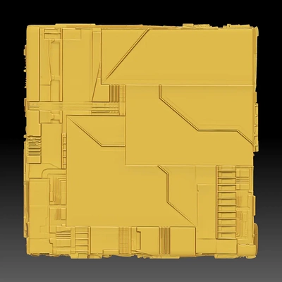 sci fi cubo 3d by bowpie on gracias 3d print model - Mito3D