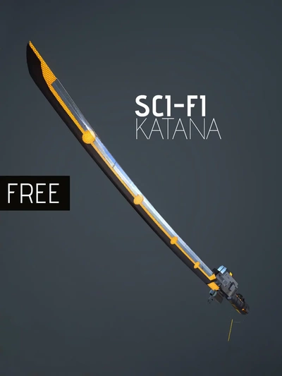 sci fi katana 3d by kaizentutoriais on 3d print model - Mito3D