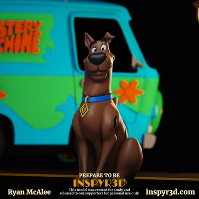 scooby doo support less 3d by pixelyplastico on gracias 3d print model - Mito3D