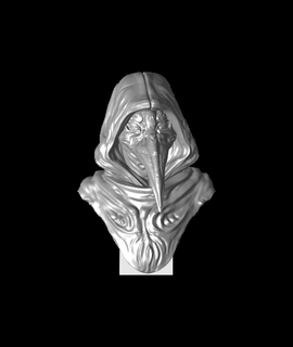 SCP-049 - The plague Doctor - Fan Art Bust - 10cm - 3D model by  printedobsession on Thangs