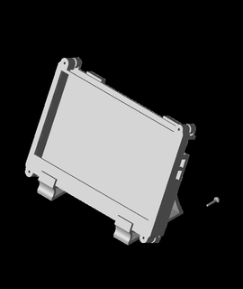 screen casing v8stl 3d model argie thangs 3d print model - Mito3D
