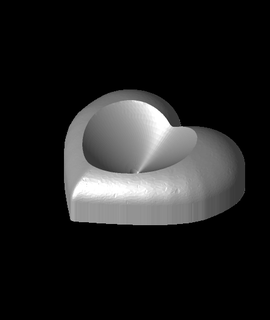 screwless heart gear stand frikarte 3d print model - Mito3D