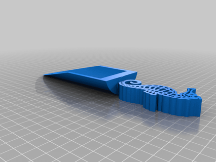 seahorse spade shovel childrens sand - micahjj 3d print model - Mito3D
