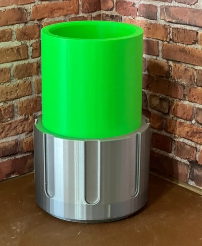secret of ooze 16 oz can cup - 3d by plaid labs on thangs 3d print model - Mito3D
