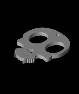 self-defense skull vampire jex7 3d print model - Mito3D