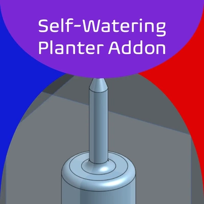 self watering plantador añadir 3d by reflexionar on gracias 3d print model - Mito3D