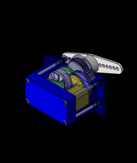 servo motor 3d model 3ddesigner thangs 3d print model - Mito3D