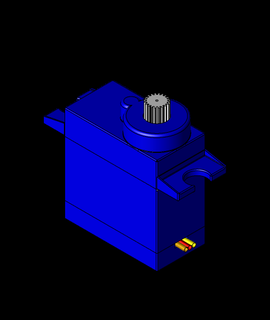 servo motor 3d model miqu iassb thangs 3d print model - Mito3D