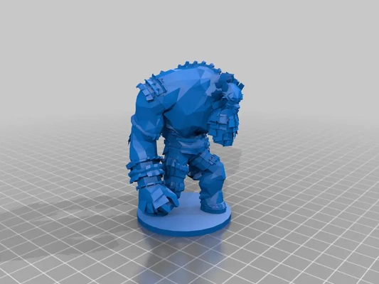 ombra of colosso barba 3d by timido opossum on grazie 3d print model - Mito3D