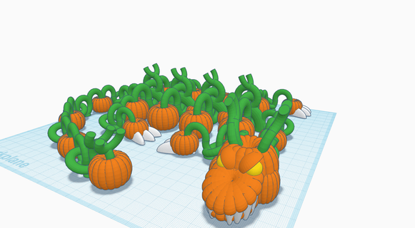shakaworld pumpkin patch dragon challenge release v1stl - 3d print model - Mito3D