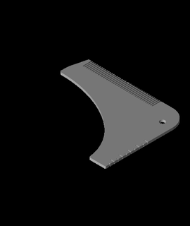 shallow cut beard shaping tool 3d model thangs 3d print model - Mito3D