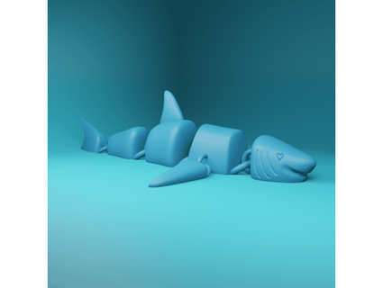 tiburón articulado 4ngel f4ctory 3d print model - Mito3D