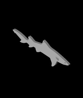 shark keychain juankmed 3d print model - Mito3D