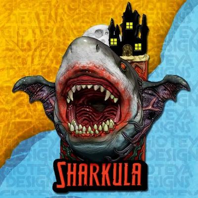 sharkula film 3d by gioteya designs on danke 3d print model - Mito3D